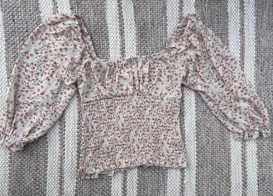 Floral Smocked Top