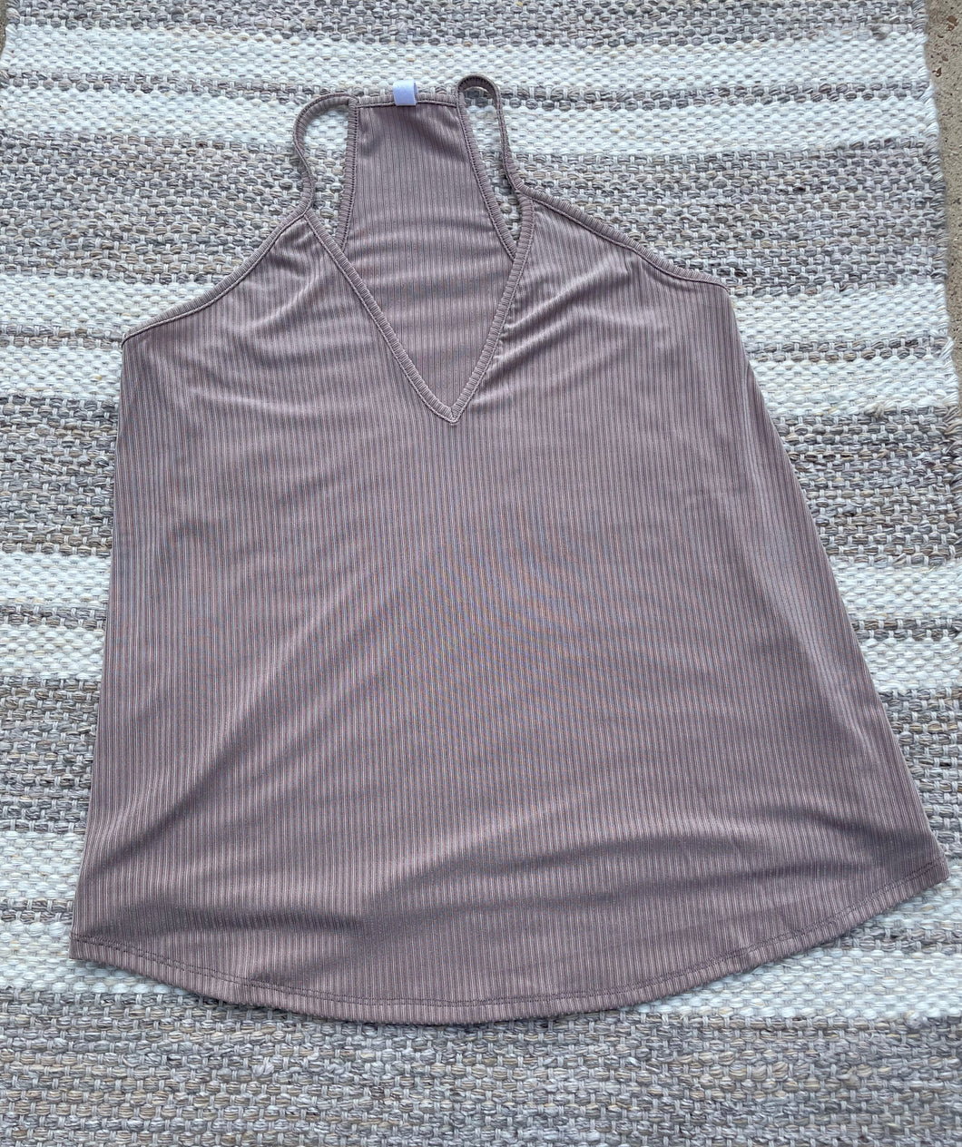 Mauve V-Neck Cami