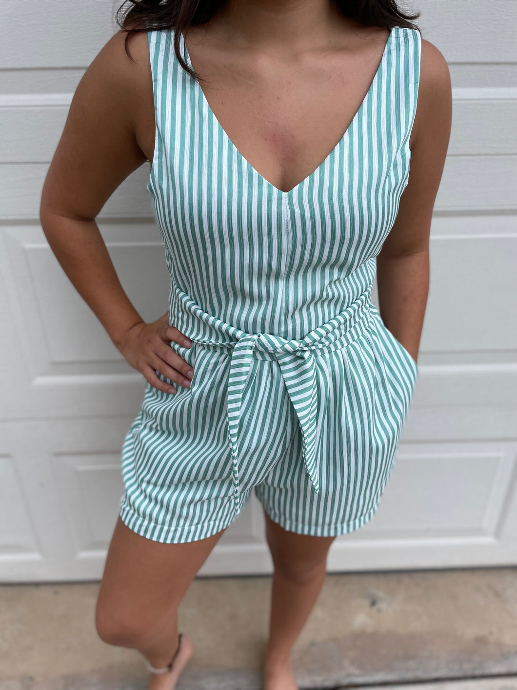 Striped Romper